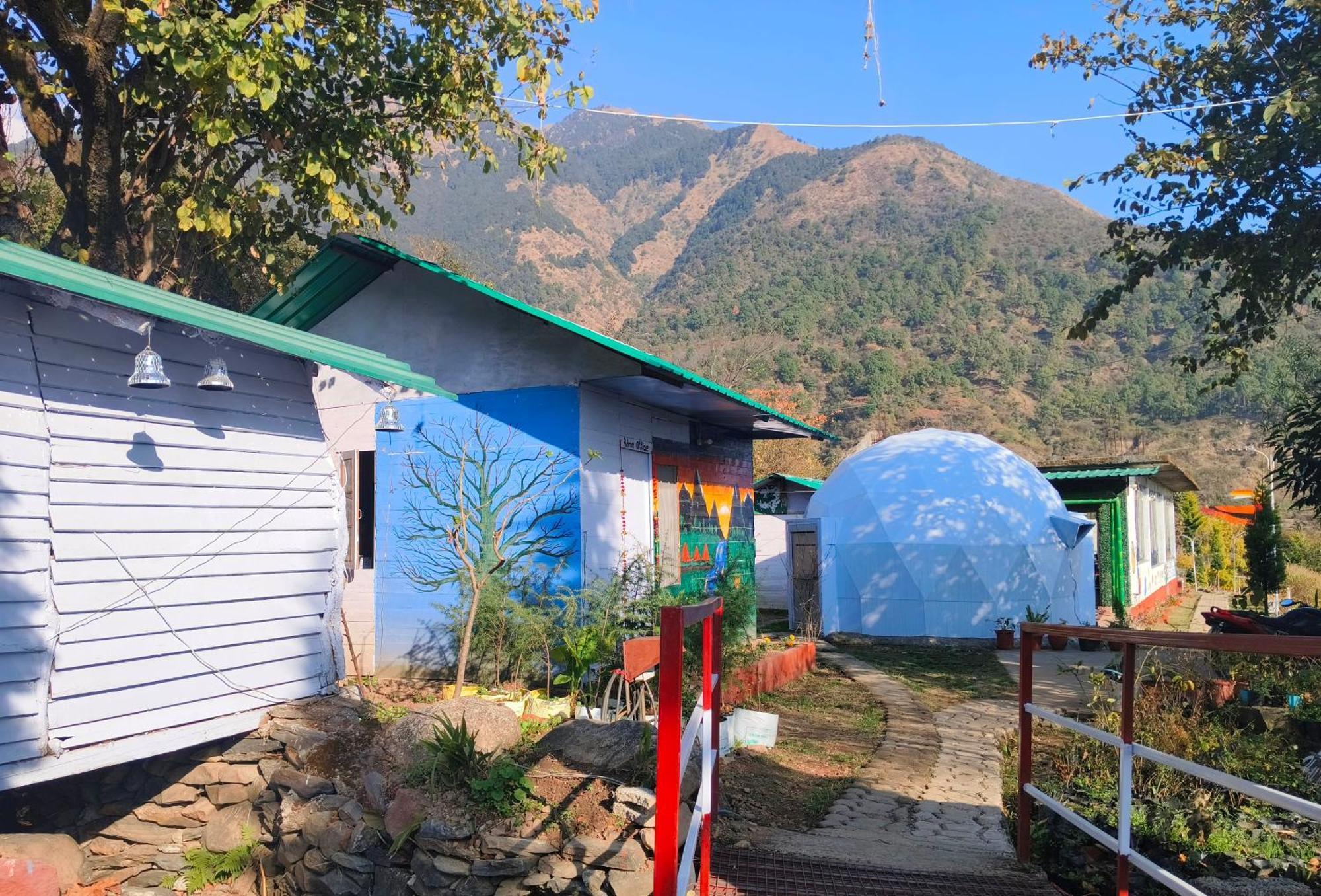 Hill Ventures Adventure Camp And Restaurant 호텔 다람샬라 외부 사진